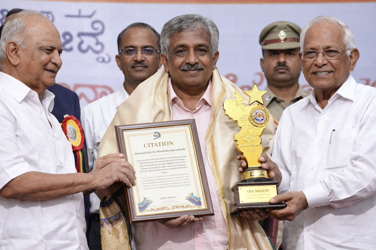 Award presented to Ura Nagesh
